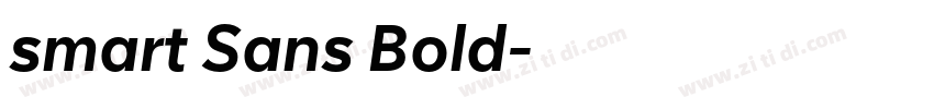 smart Sans Bold字体转换 smart Sans Bold字体转换